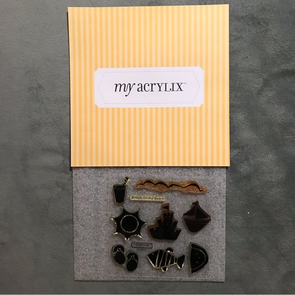 Close to my heart My Acrylix clear stamps set - ON THE BEACH - Picture 4 of 4